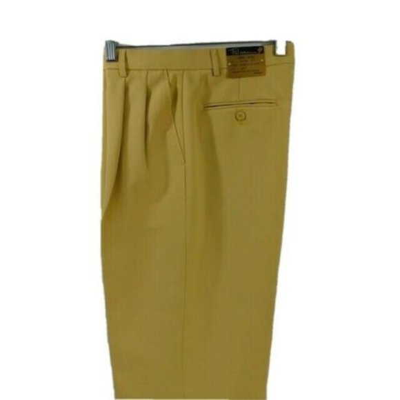 Falcone Boys Khaki Suit 3 Piece Single Breasted - Picture 5 of 6